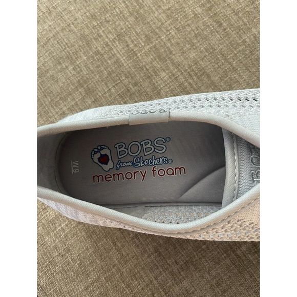 Bobs from Skechers Women Size 9 M Gray Fashion Sneakers Fabric 31896 Memory Foam - Picture 5 of 7